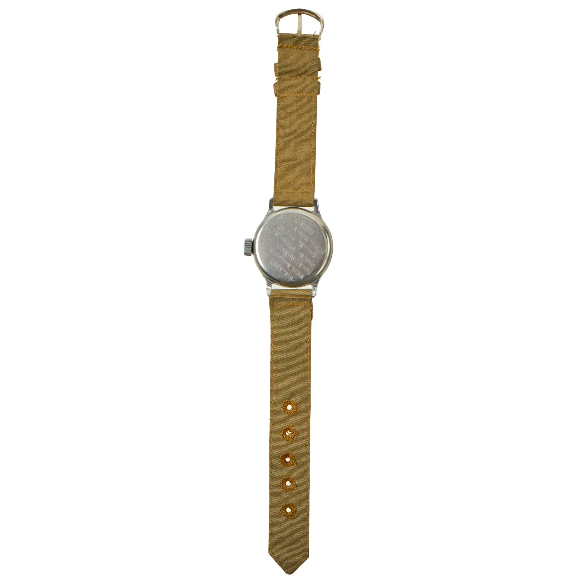 Original U.S. WWII Early Type A-11 USAAF Unissued Wrist Watch by Elgin Dated 1942 - Excellent andFully Functional