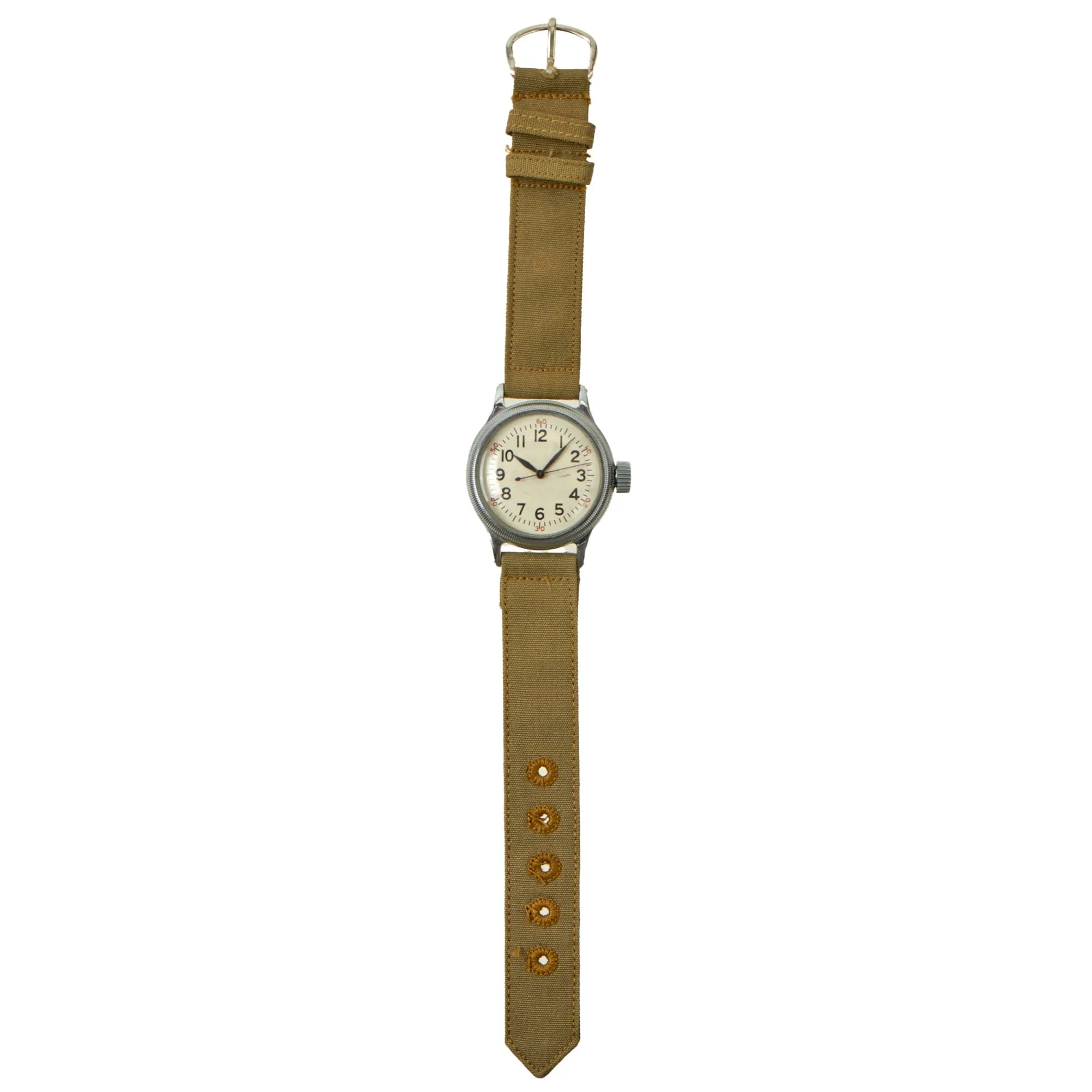 Original U.S. WWII Early Type A-11 USAAF Unissued Wrist Watch by Elgin Dated 1942 - Excellent andFully Functional