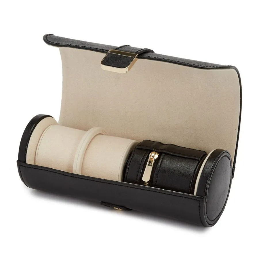 Palermo Double Watch Roll With Jewelry Pouch