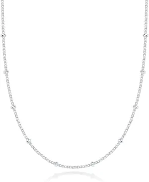 PAVOI 14K Gold Plated Adjustable Link Chain Necklace for Women | Box Rope Sphere Bead Serpentine Anchor Mariner Gold Chain Necklaces