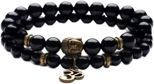 Pendant Charm Bracelets for Women Religious Buddha Meditation Bracelet Men New Nature Stone Prayer Bracelet 17cm 5
