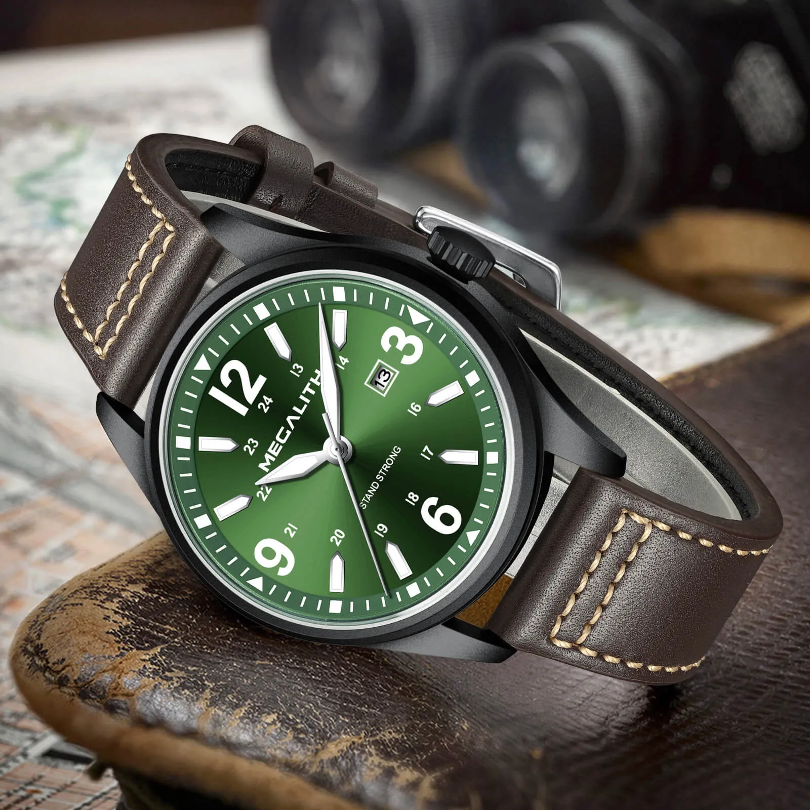 Quartz Watch | Leather Band | 8248M
