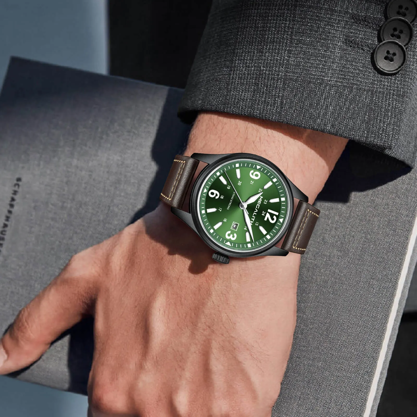 Quartz Watch | Leather Band | 8248M