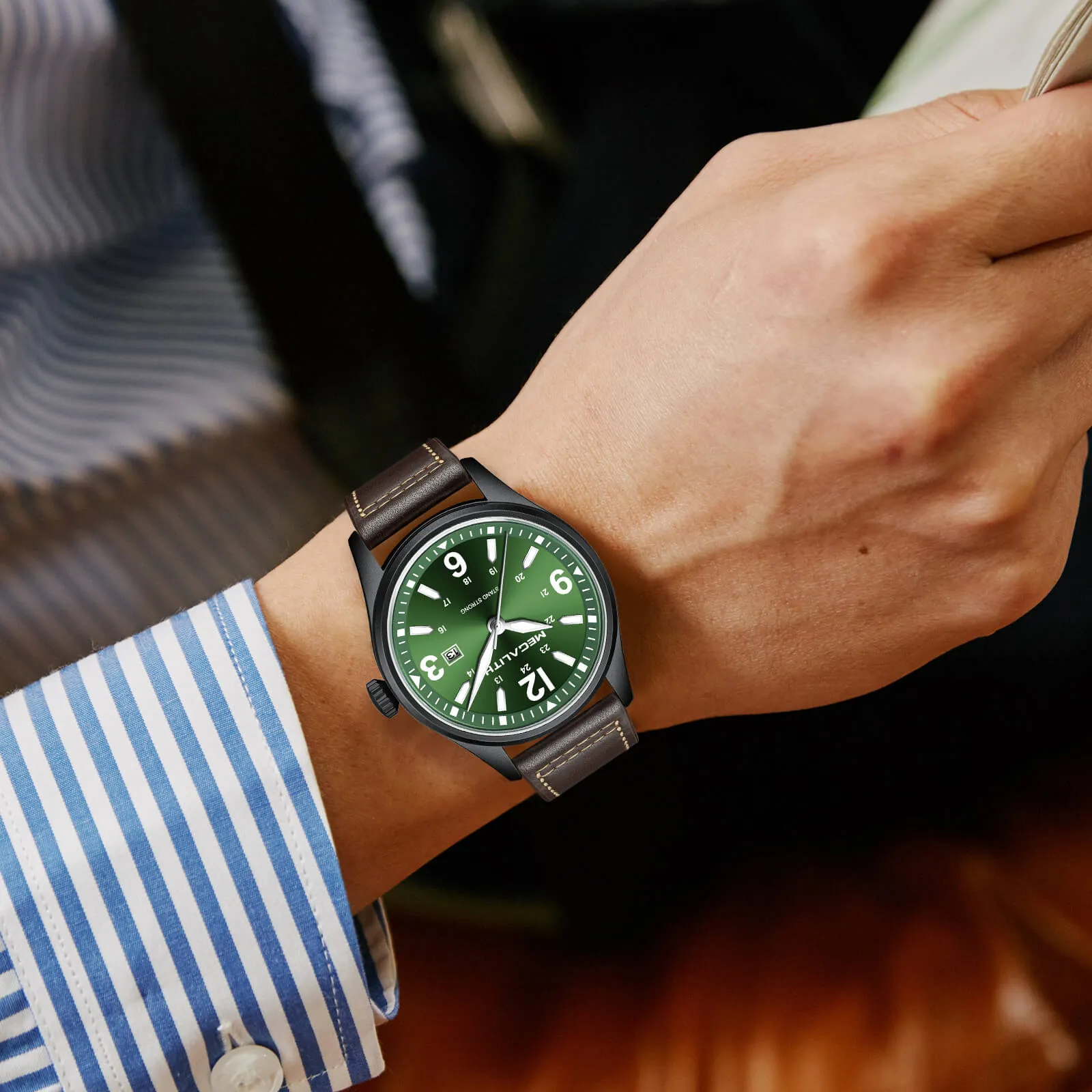 Quartz Watch | Leather Band | 8248M