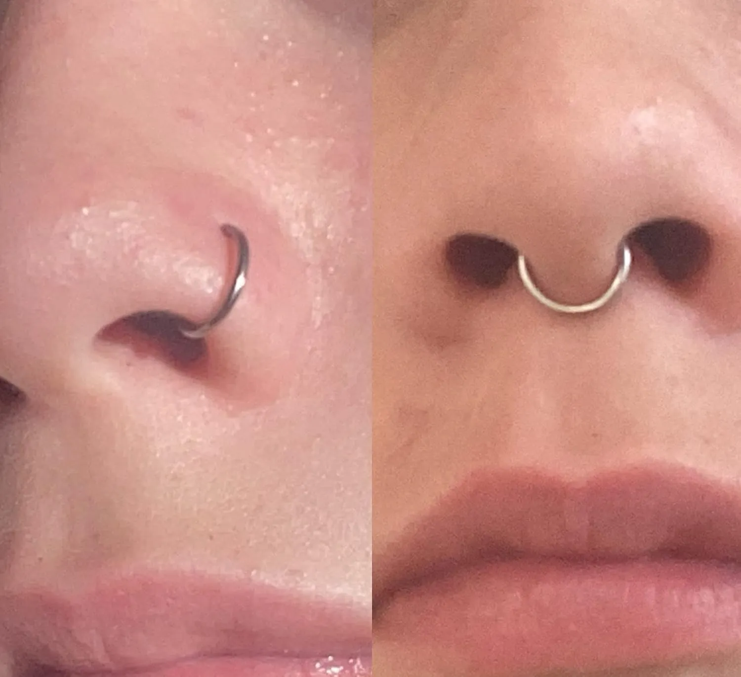 QWALIT Fake Nose Rings & Septum Piercings - Clip On, Non-Piercing, Faux Nose Rings & Hoops for Women & Men
