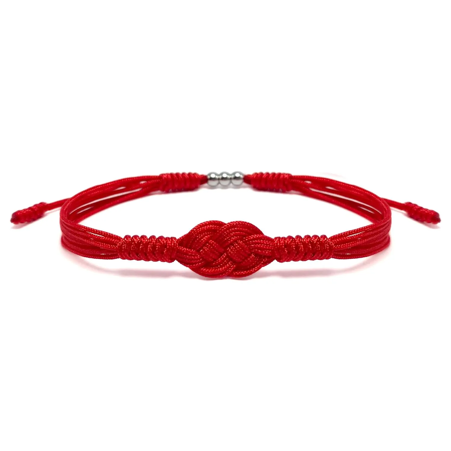 Red Infinity Protection Bracelet, String of Fate, Kabbalah Lucky Safe, Red Awareness Bracelet, Talisman Tibetan Bracelet, Surfer String Wrap for Men, Women, Forever Friendship (Red)