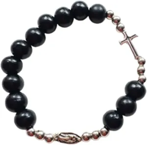 Religious Rosary Catholic Rosaries Chain Stretch Bracelets Prayer Women Men Jewelry