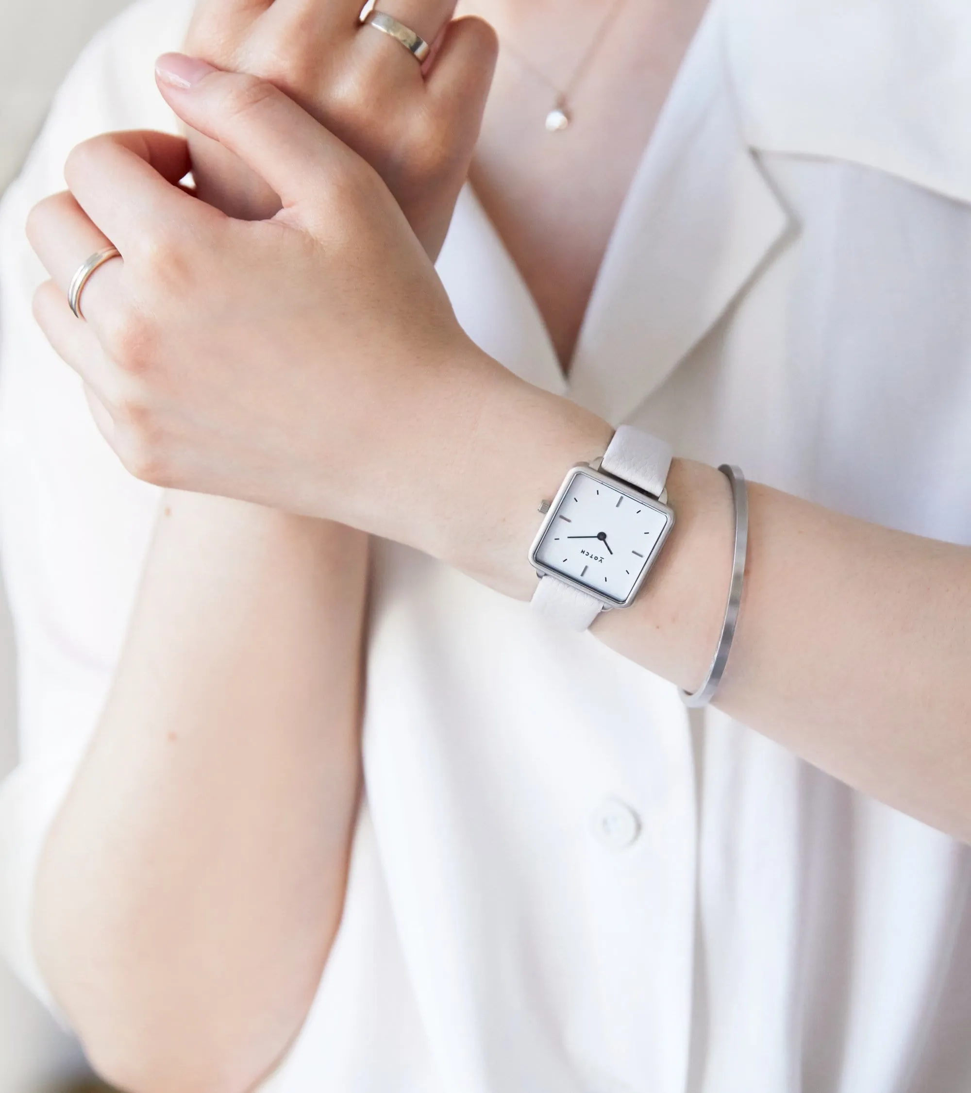 Silver & Light Grey Watch | Kindred