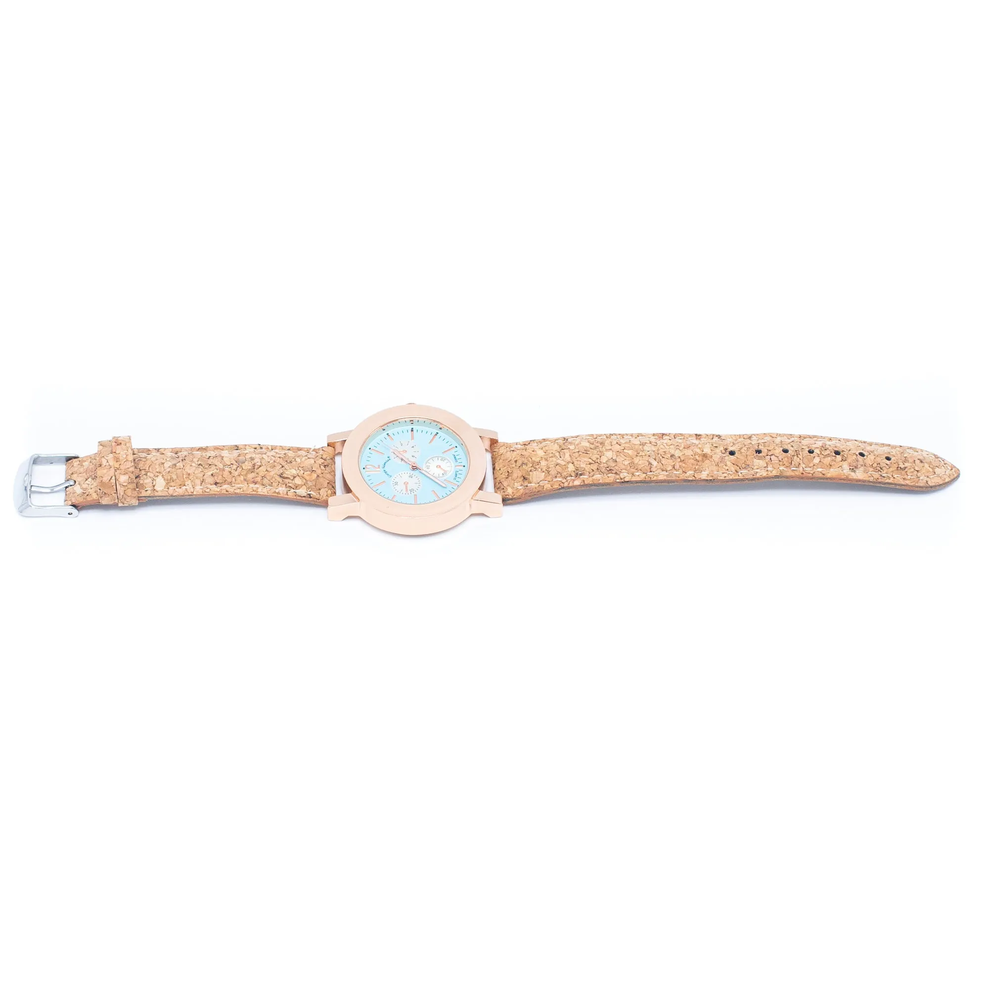 Stylish Casual Watch with Natural Cork Watch Strap WA-358-without box
