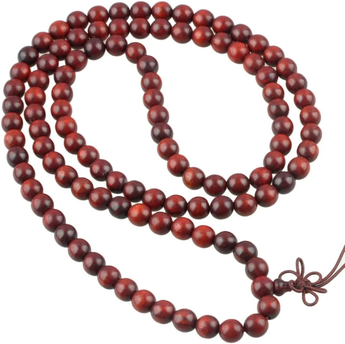 SUNYIK 8mm 108 Tibetan Buddhist Mala Bracelet Natural Beaded Prayer Bead for Women Men