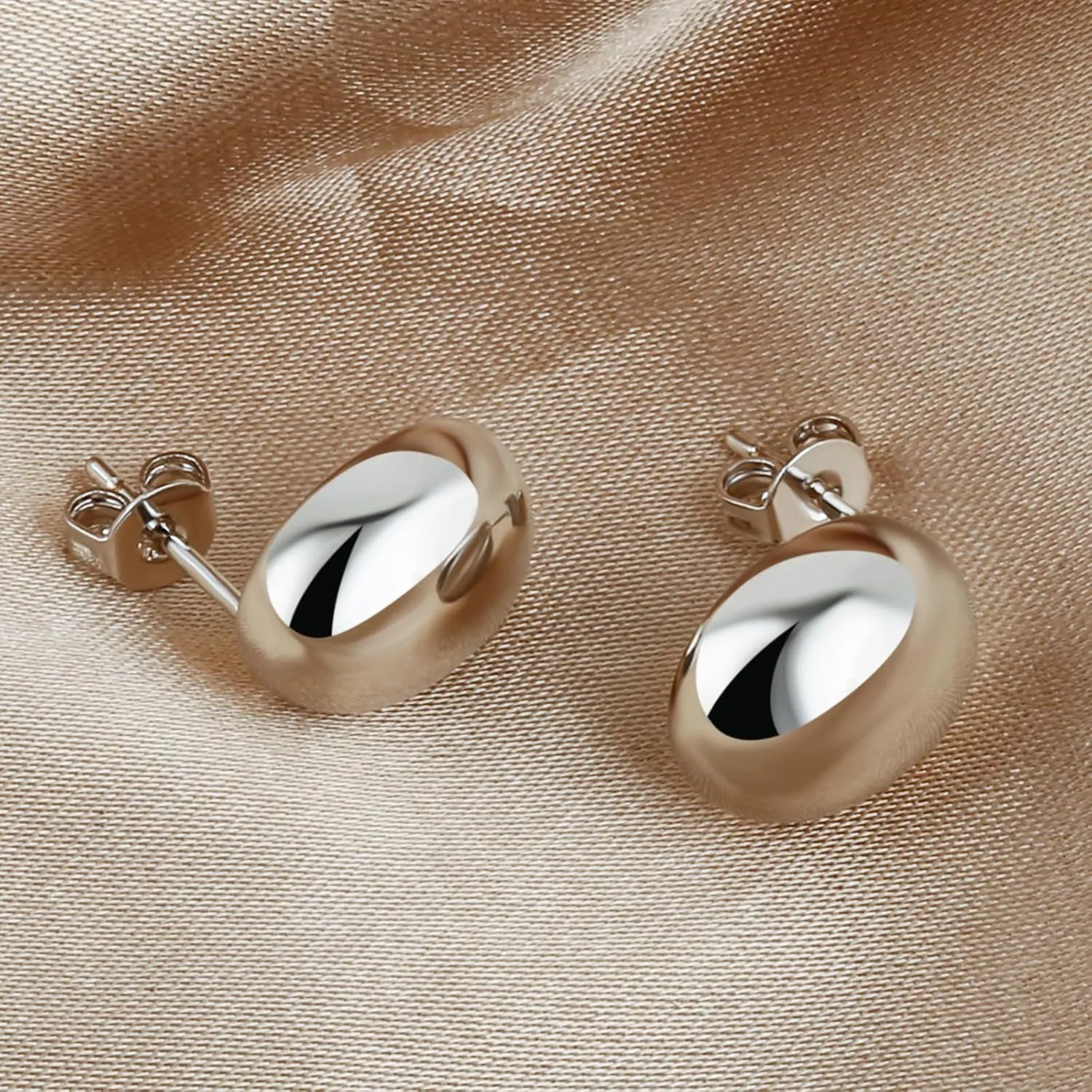 Teardrop Chunky Hoop Earrings for Women,14k Gold Dupes Earrings Lightweight Waterdrop Hollow Open Hoops, Hypoallergenic Gold Plated Earrings Fashion Jewelry for Women