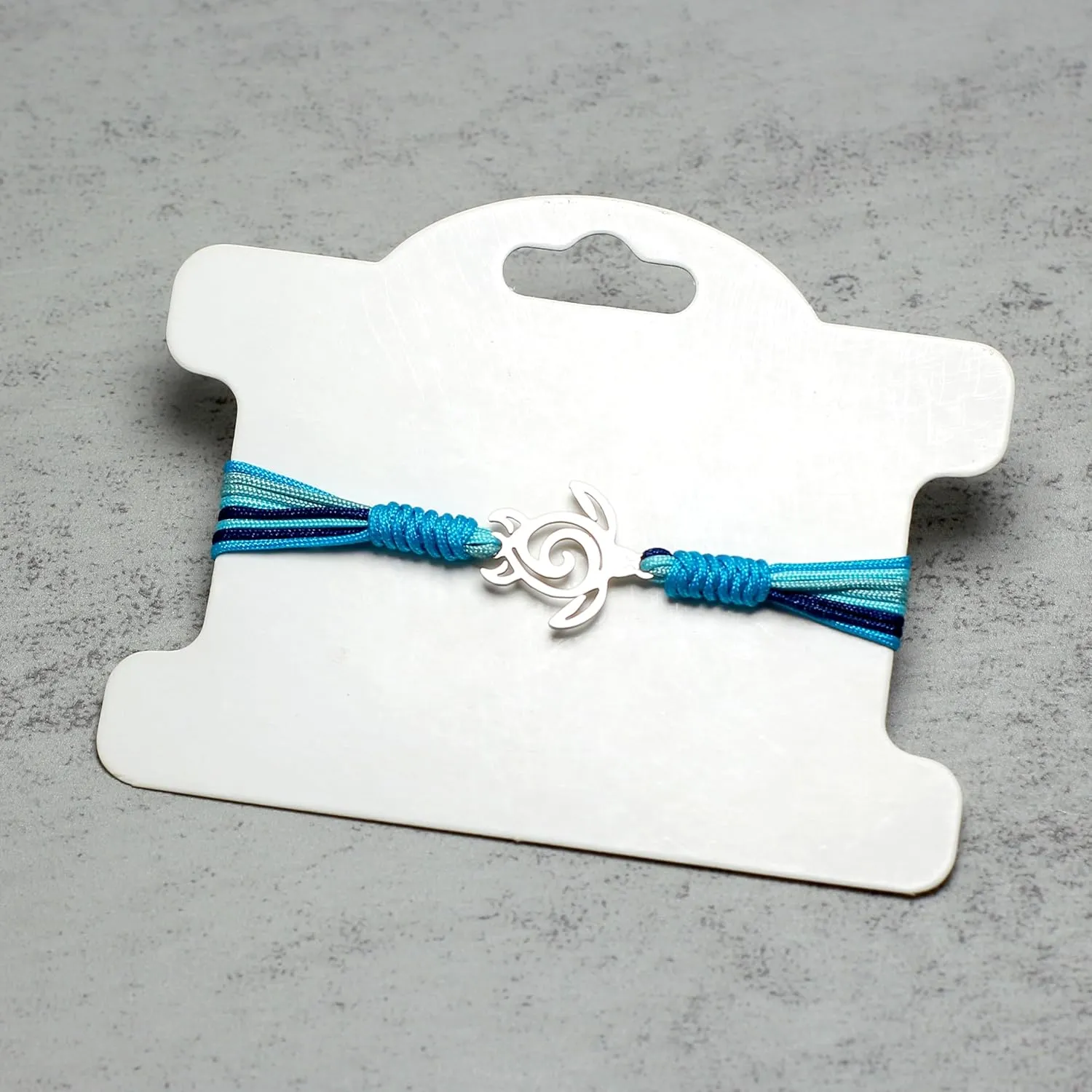 Under The Sea Blue Marine Luck and Protection Tibetan Bracelet, Surfer String Wrap for Men, Women, Forever Love Friendship