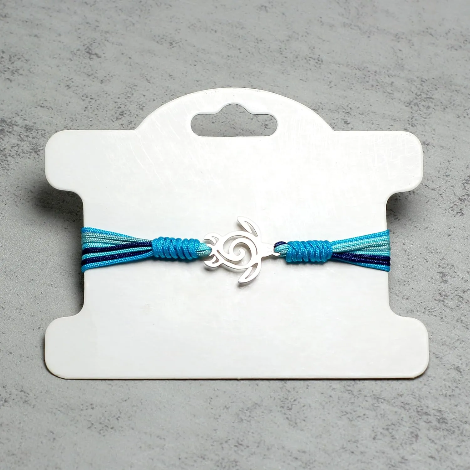 Under The Sea Blue Marine Luck and Protection Tibetan Bracelet, Surfer String Wrap for Men, Women, Forever Love Friendship