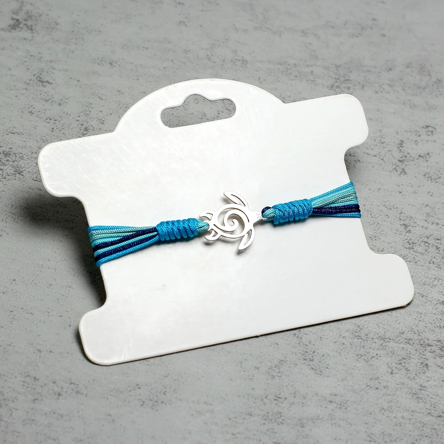 Under The Sea Blue Marine Luck and Protection Tibetan Bracelet, Surfer String Wrap for Men, Women, Forever Love Friendship