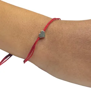 Valentine Gift Red Gold Heart Adjustable Bracelet for Girlfriend Daughter Mom Sister Bestie Friendship Bracelets
