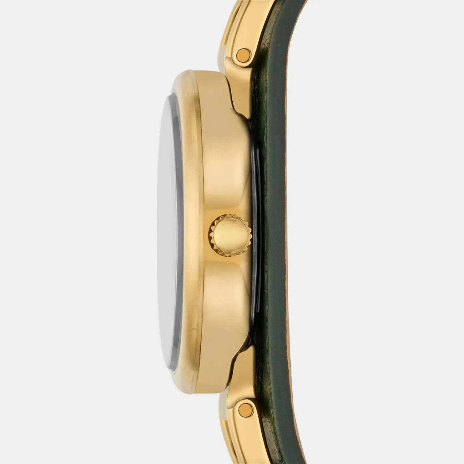 Women's Gold Analog Leather Watch ES5241